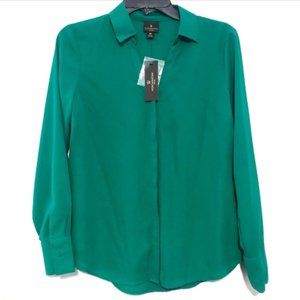 NWT Worthington Essential Buttondown Soft Blouse